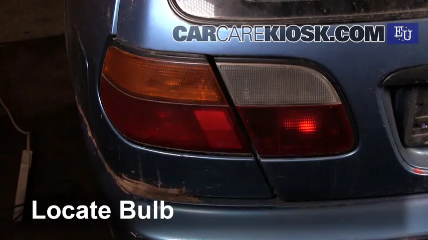 1999 Nissan Almera GX 2.0L 4 Cyl. Diesel Lights Tail Light (replace bulb)